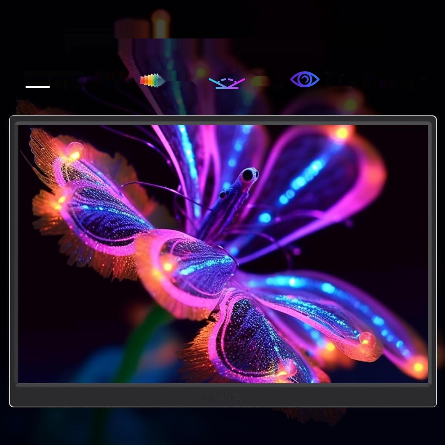 Thinlerain 14-calowy przenośny monitor dotykowy FHD 1920 x 1200 IPS.