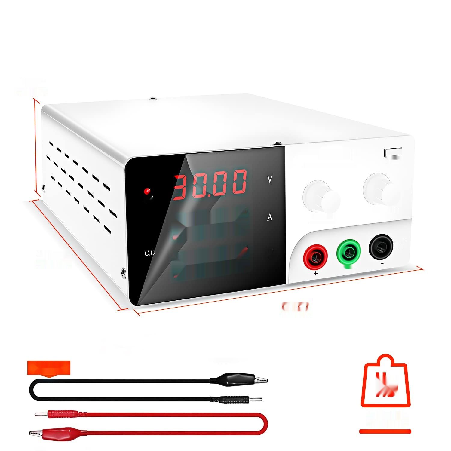RUZIZAO 30V 20A Zasilacz Laboratoryjny DC 600W