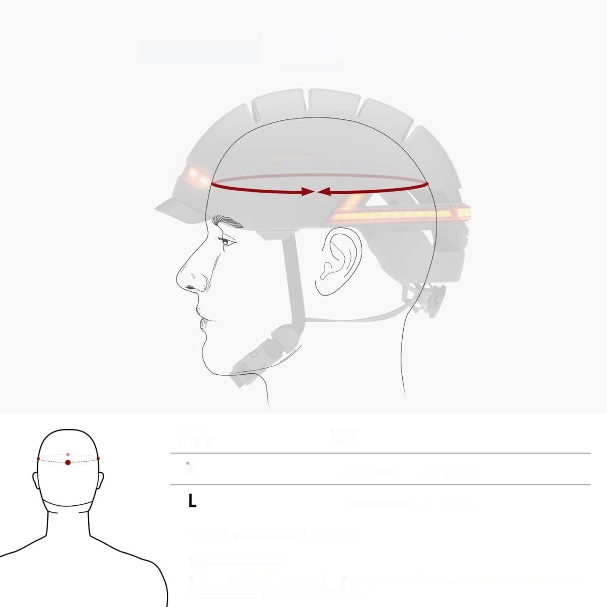 Inteligentny kask rowerowy z Bluetooth i diodami LED.