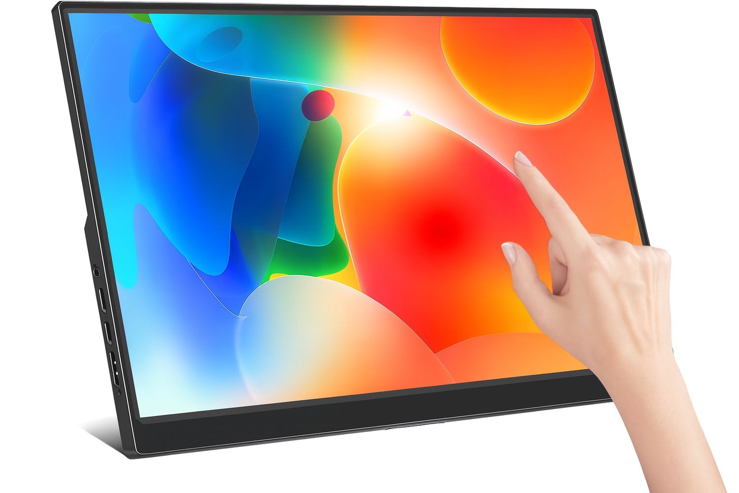 Thinlerain 14-calowy przenośny monitor dotykowy FHD 1920 x 1200 IPS.
