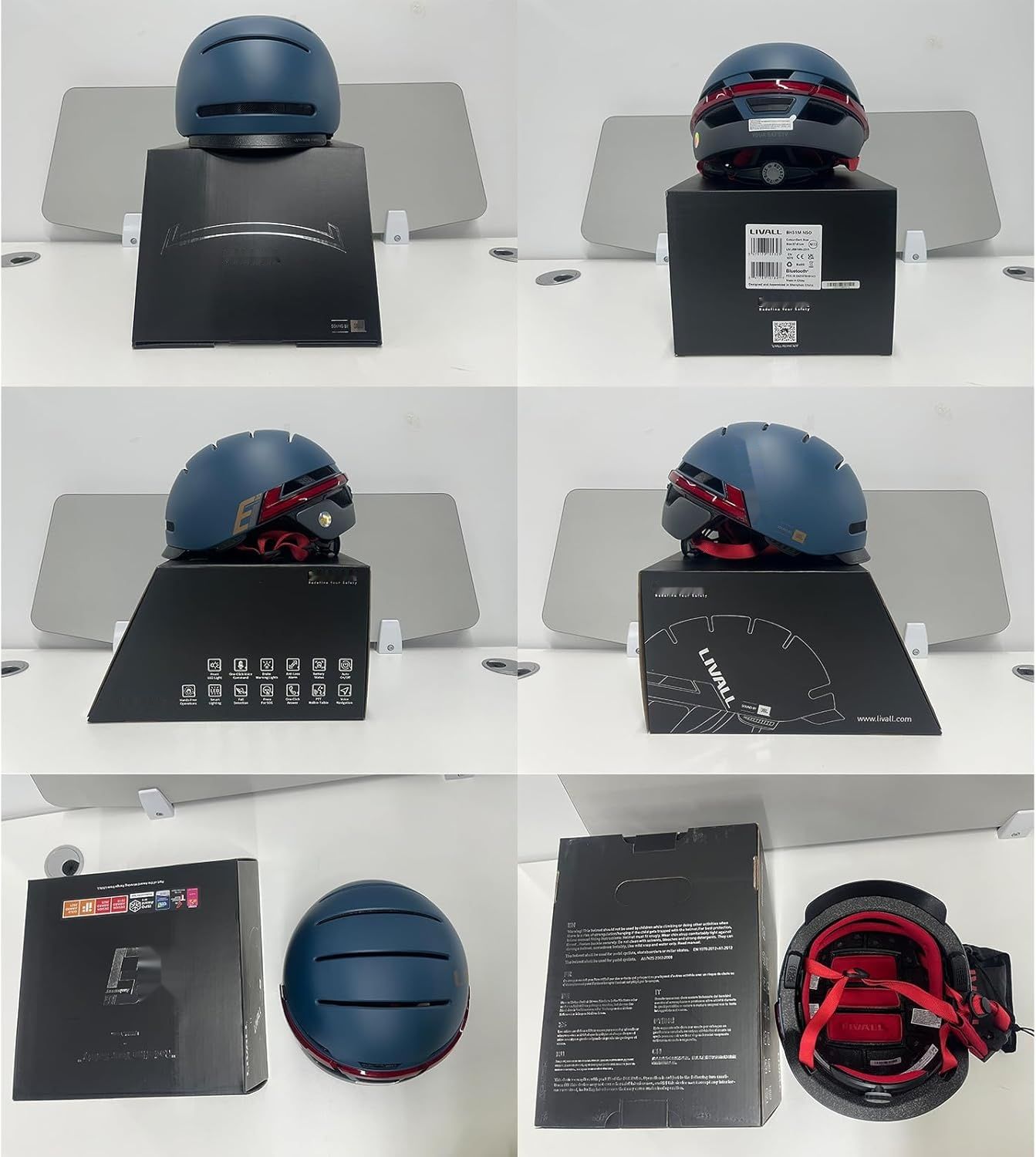 Kask Rowerowy Inteligentny z Bluetooth i Wbudowanymi Głośnikami