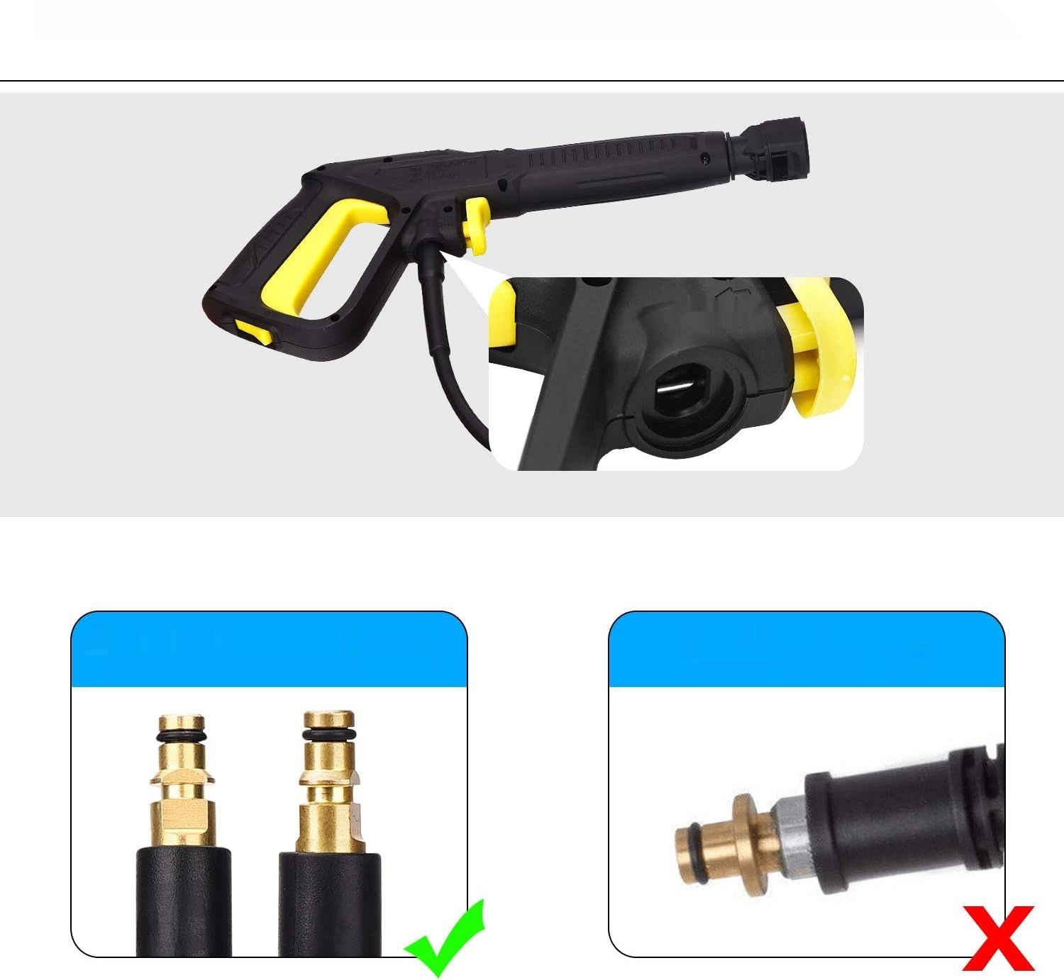 MOPEI Wysokociśnieniowy pistolet do K2 K3 K4 K5 K6 K7