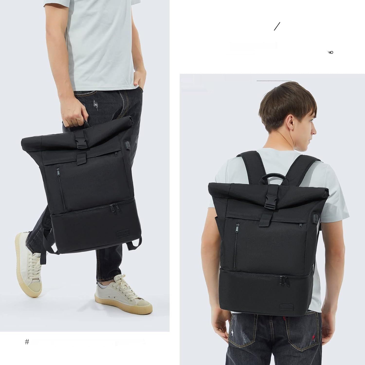 LOVEVOOK Damski Plecak na Laptop 15,6 Cala