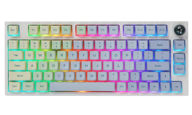 EPOMAKER TH80 PRO Monet Klawiatura Mechaniczna (Theory TH80 ISO, Epomaker Flamingo Switch)