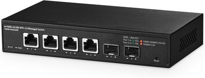 Binardat 6-portowy przełącznik zarządzalny 10 Gigabit