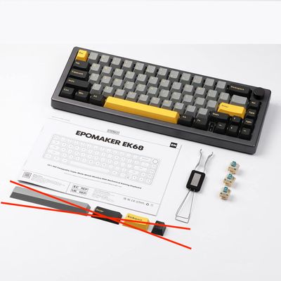 EPOMAKER EK68 Klawiatura Mechaniczna Bluetooth/USB-C