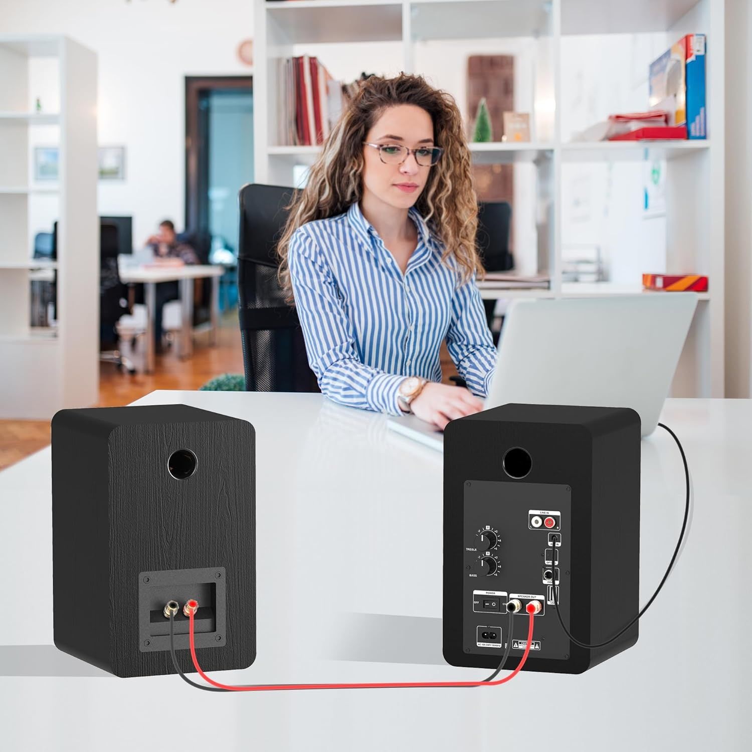 LONPOO Bluetooth Głośnik Półkowy LP42M