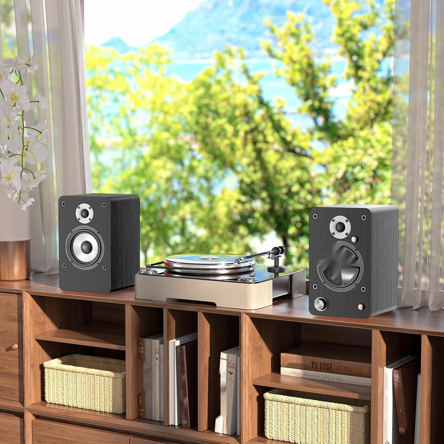 LONPOO Bluetooth Głośnik Półkowy LP42M