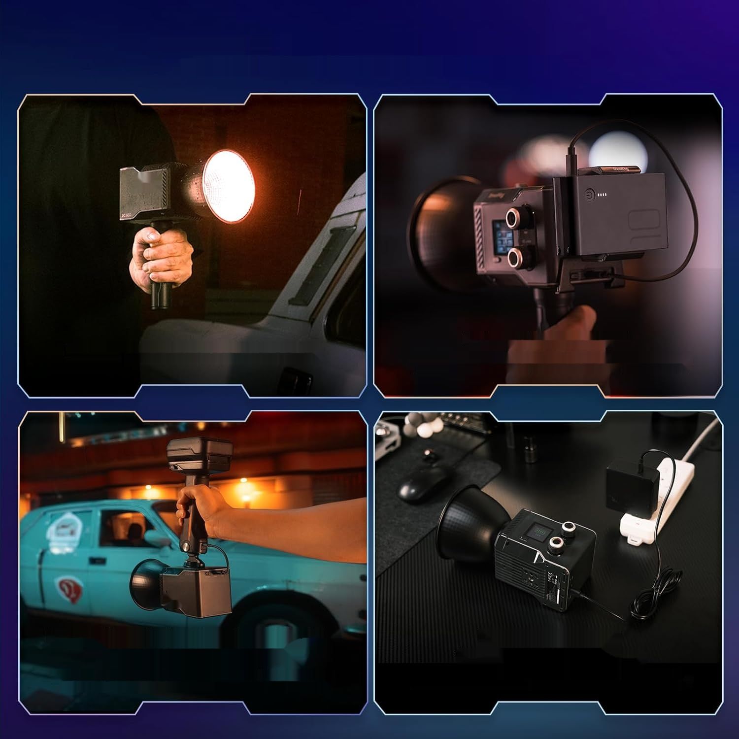 SMALLRIG RC 60C RGB LED Lampa Video 2500K-10000K - 4808