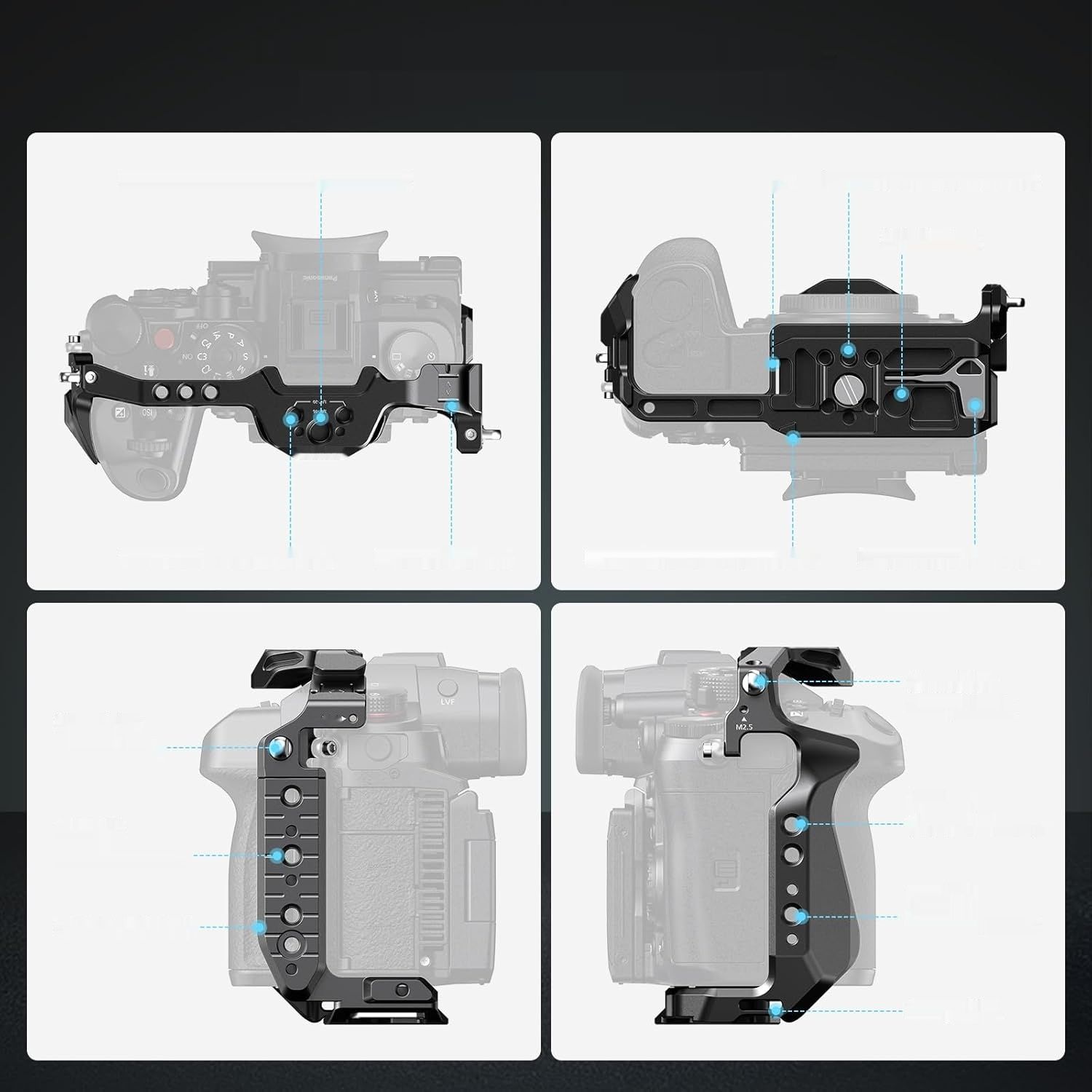 SMALLRIG HawkLock Zestaw Klatki dla Panasonic LUMIX GH7 / GH6