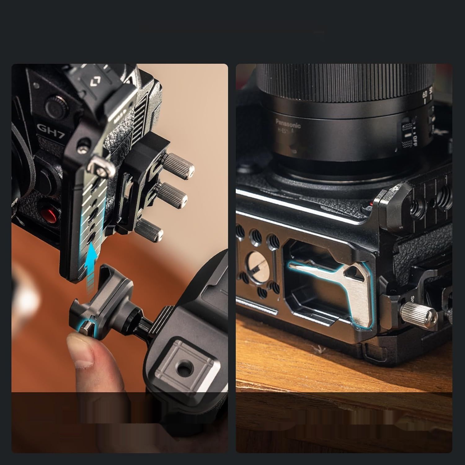 SMALLRIG HawkLock Zestaw Klatki dla Panasonic LUMIX GH7 / GH6