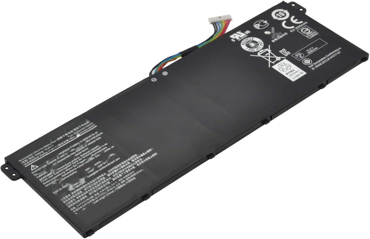 AC14B8K AP14B8K bateria do Chromebook C730 C810 C910 (15.2V 48Wh)