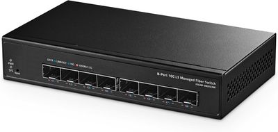 Binardat 8 portowy przełącznik 10 Gigabit SFP Managed