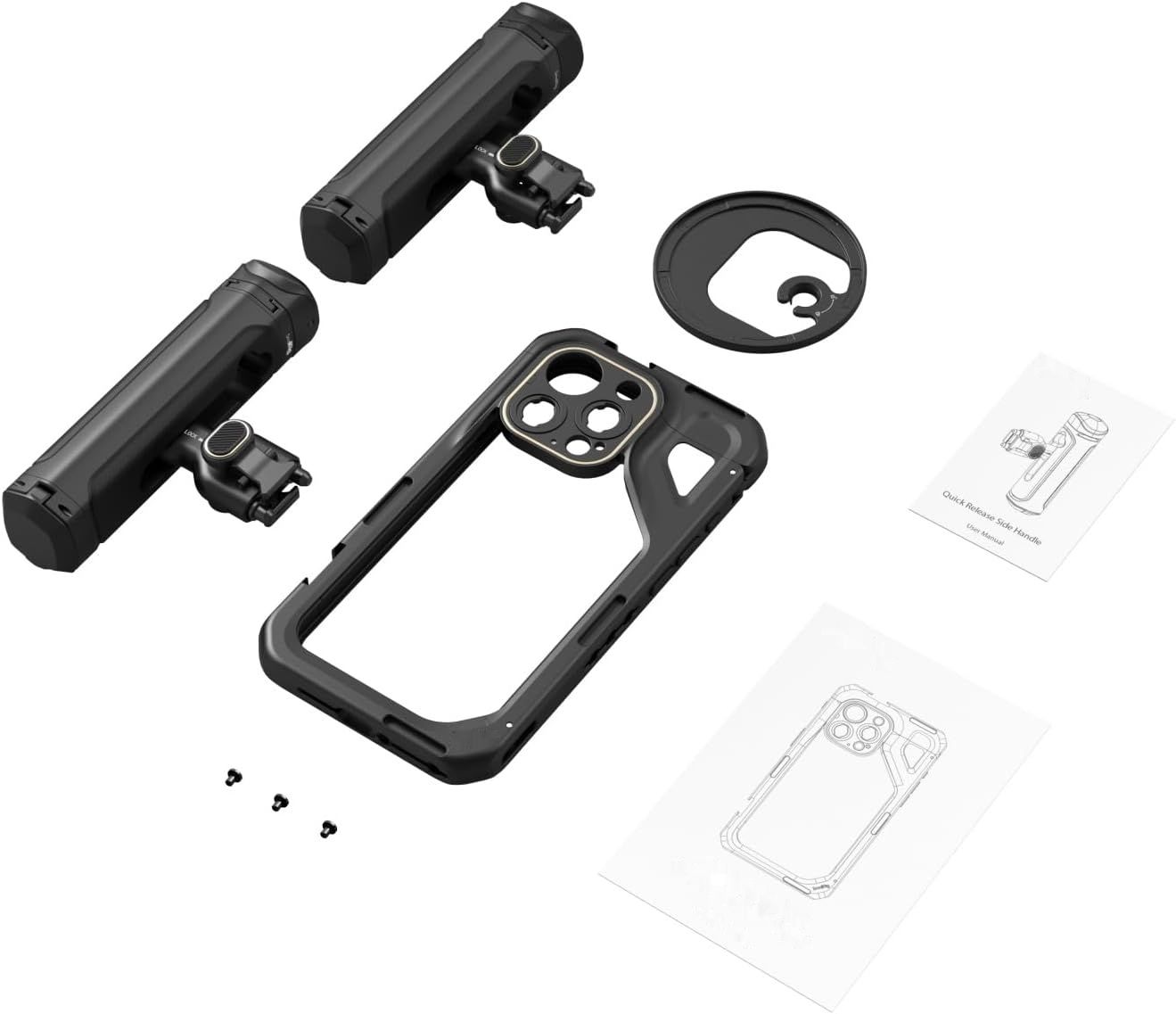SMALLRIG Zestaw Dwustronnej Klatki Telefonu Komórkowego dla i15 Pro