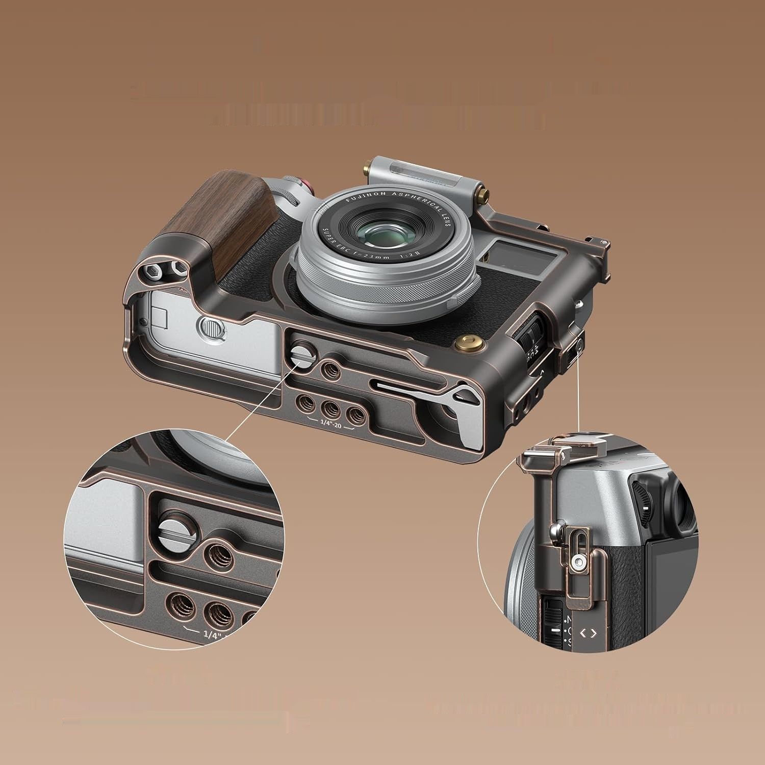 SMALLRIG X100VI Retro Cage Klatka dla FUJIFILM X100VI - 4557