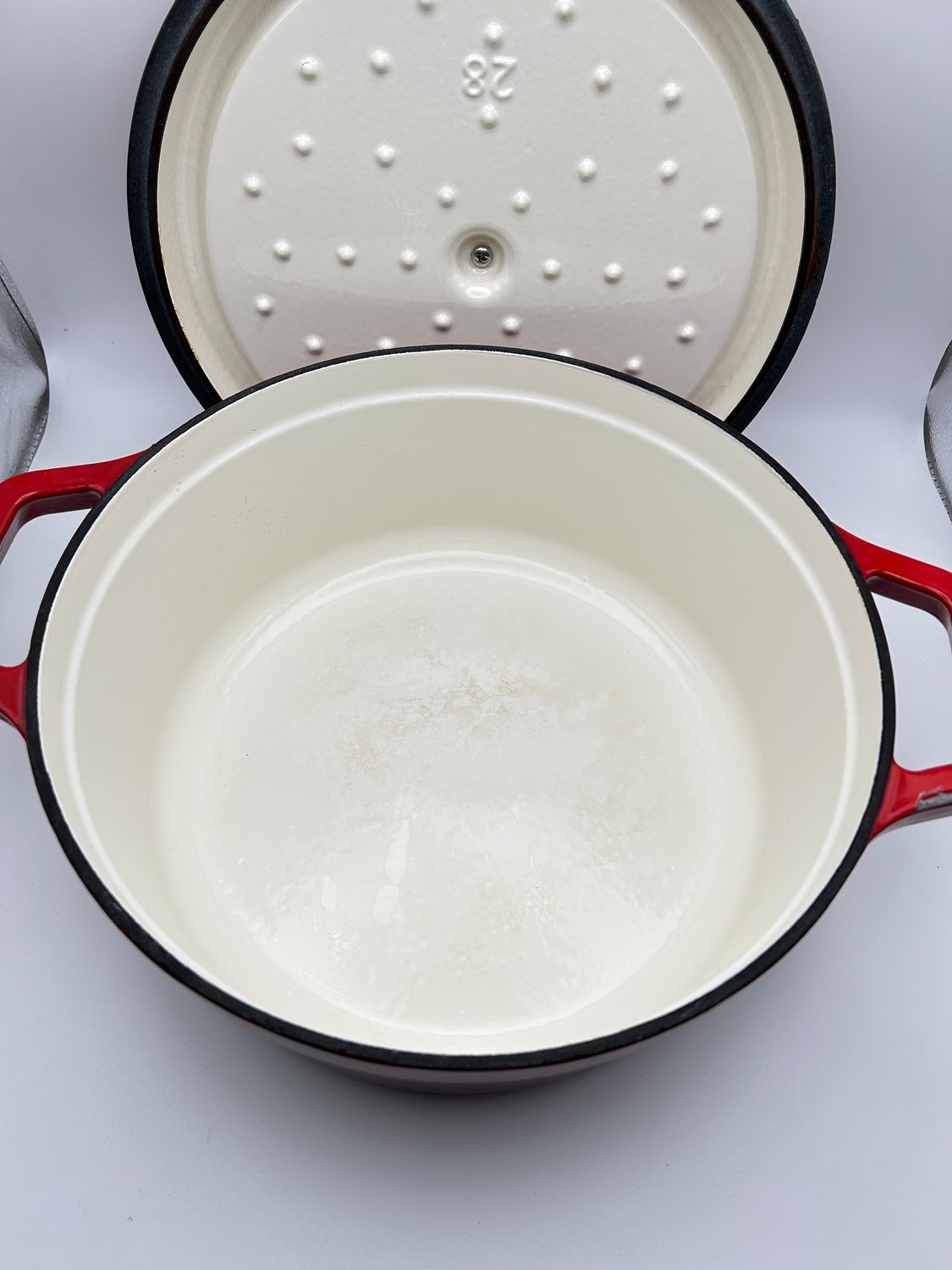 Ottia Żeliwny Garnek - 28 cm Garnek z pokrywką