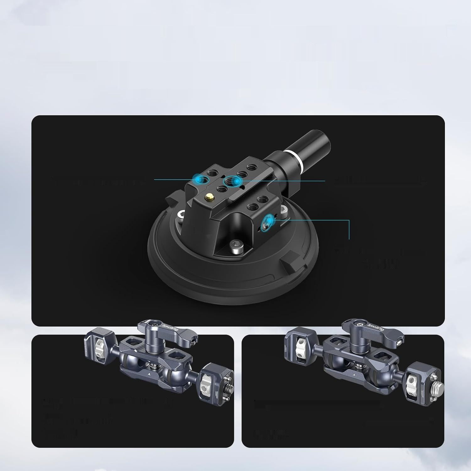 SMALLRIG Uchwyt do kamery z przyssawką, model 4236B