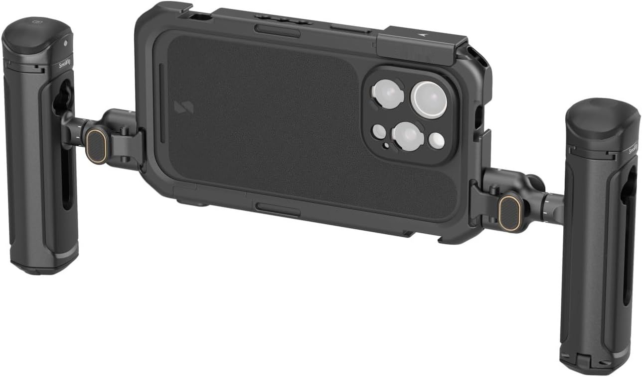 SMALLRIG Zestaw Podwójnego Uchwycenia Telefonu Video Cage do 16 Pro