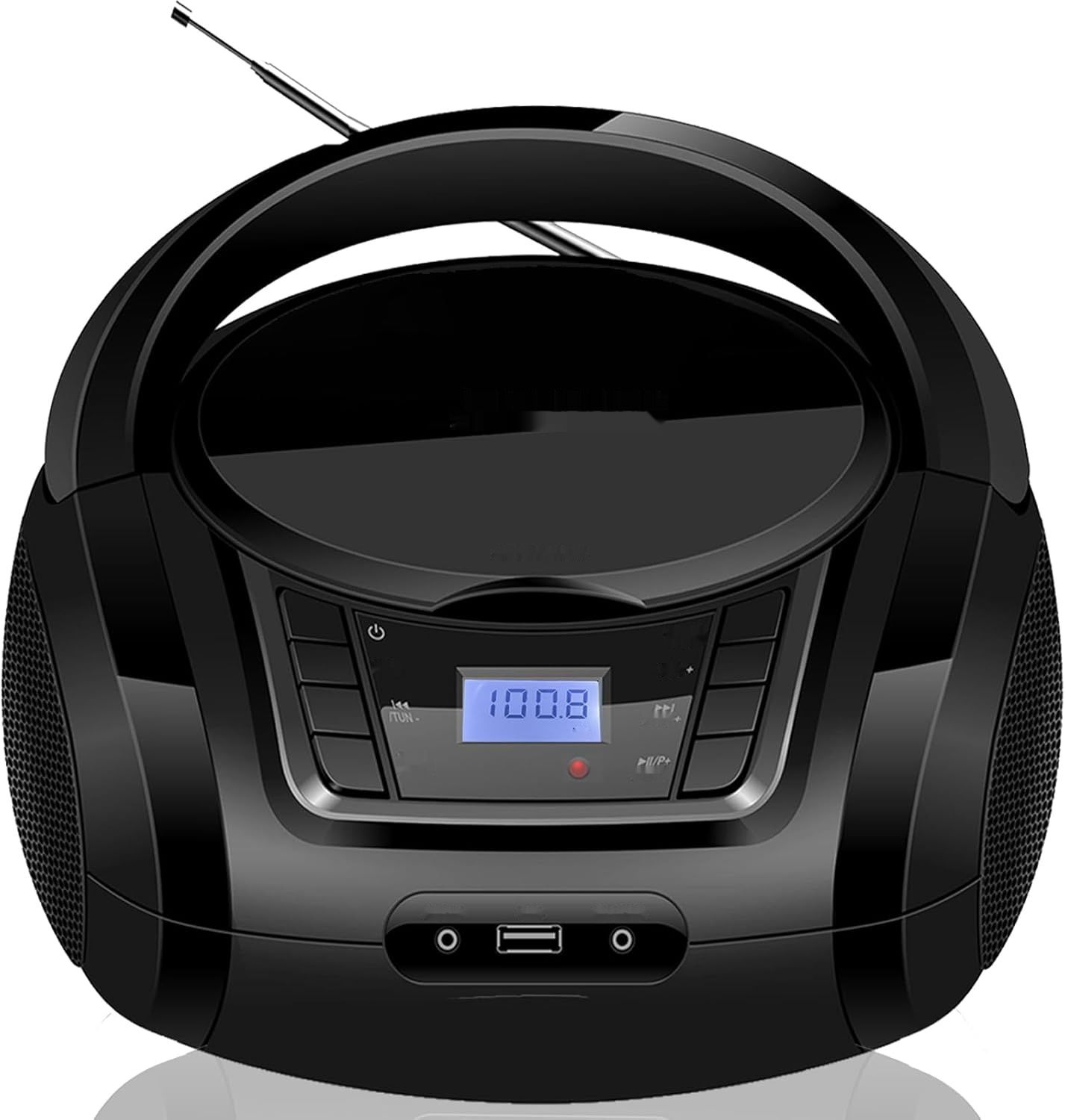 LONPOO Przenośny Odtwarzacz CD Boombox (LP-D03B)