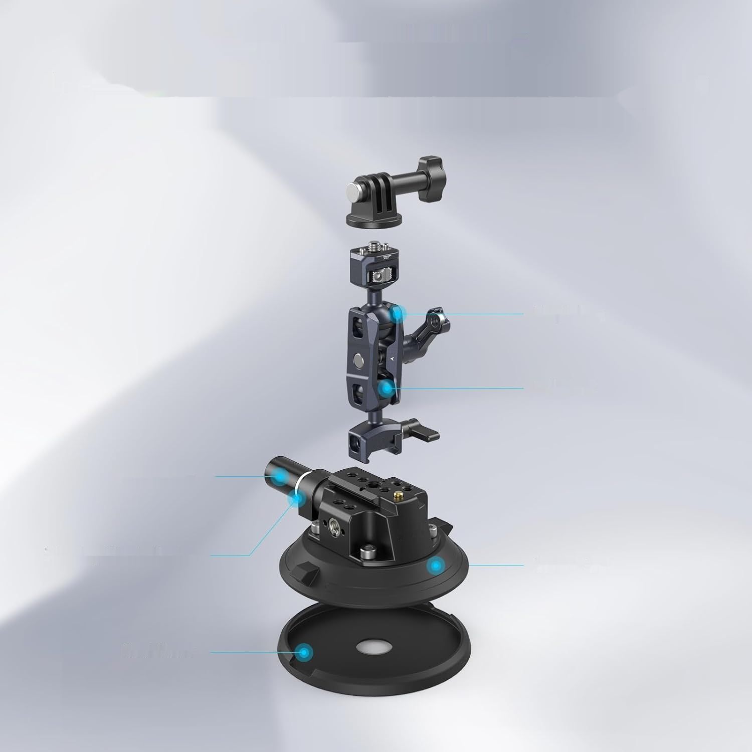 SMALLRIG Uchwyt do kamery z przyssawką, model 4236B