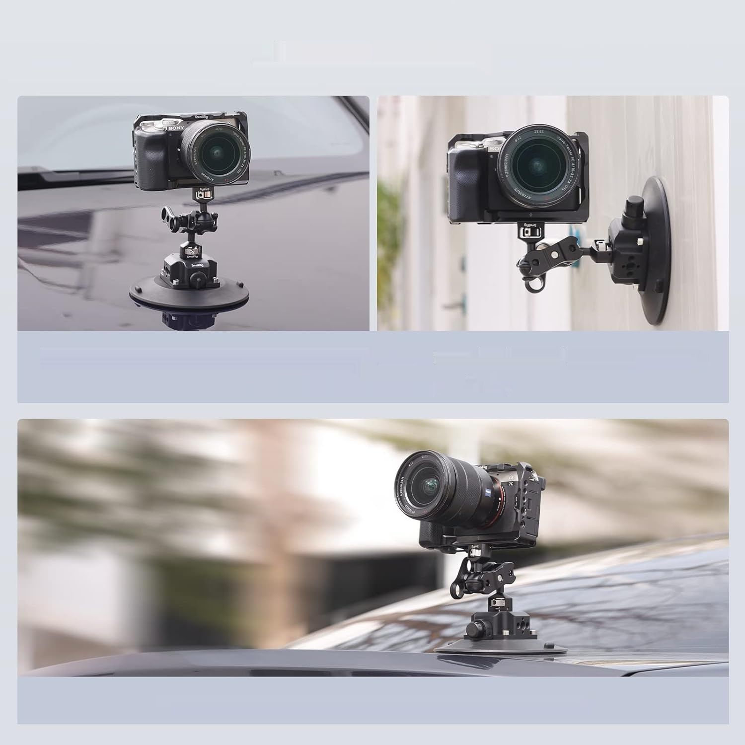 SMALLRIG 6″ Mocowanie kamery z przyssawką - 4114