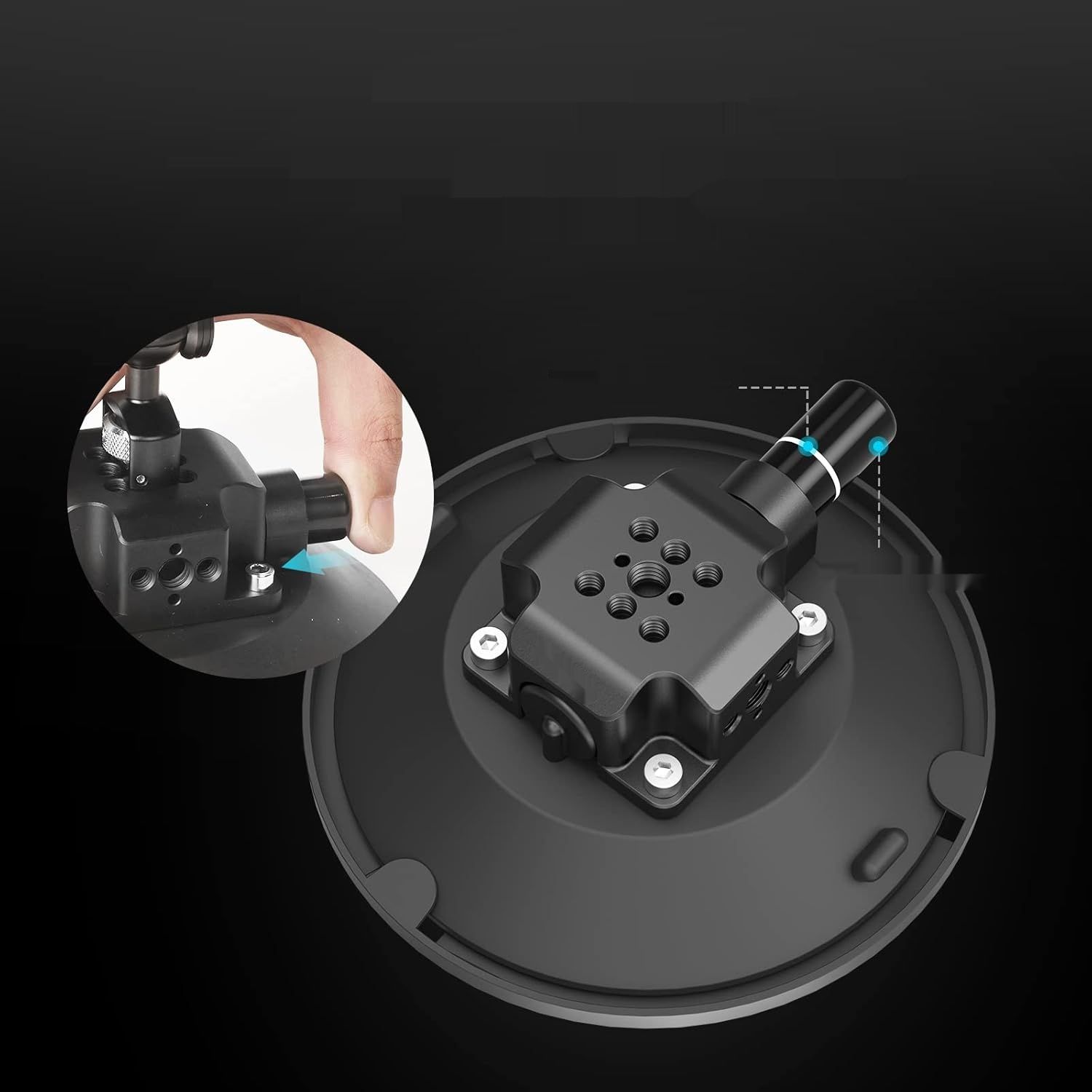 SMALLRIG 6″ Mocowanie kamery z przyssawką - 4114