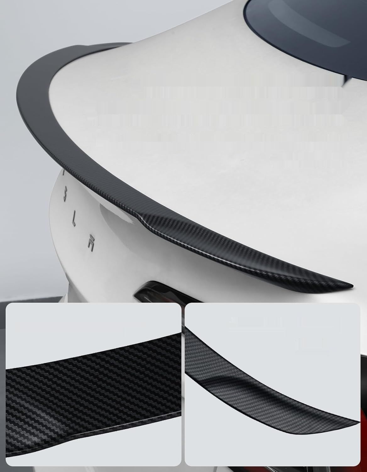 BASENOR 2024-2025 do Tesla Model 3 Performance Spoiler ABS Tylny Spoiler