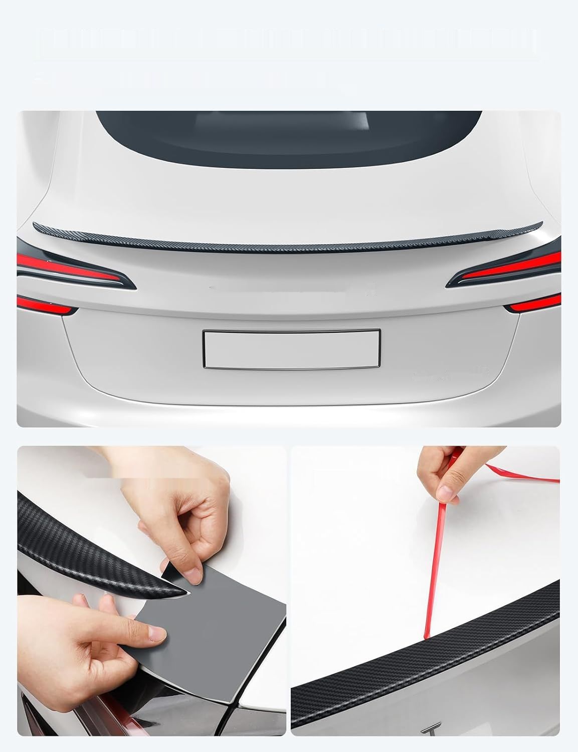BASENOR 2024-2025 do Tesla Model 3 Performance Spoiler ABS Tylny Spoiler