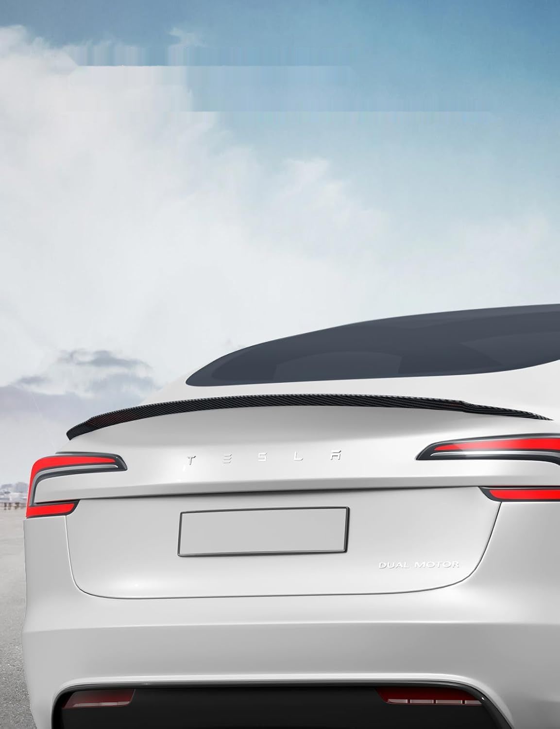 BASENOR 2024-2025 do Tesla Model 3 Performance Spoiler ABS Tylny Spoiler