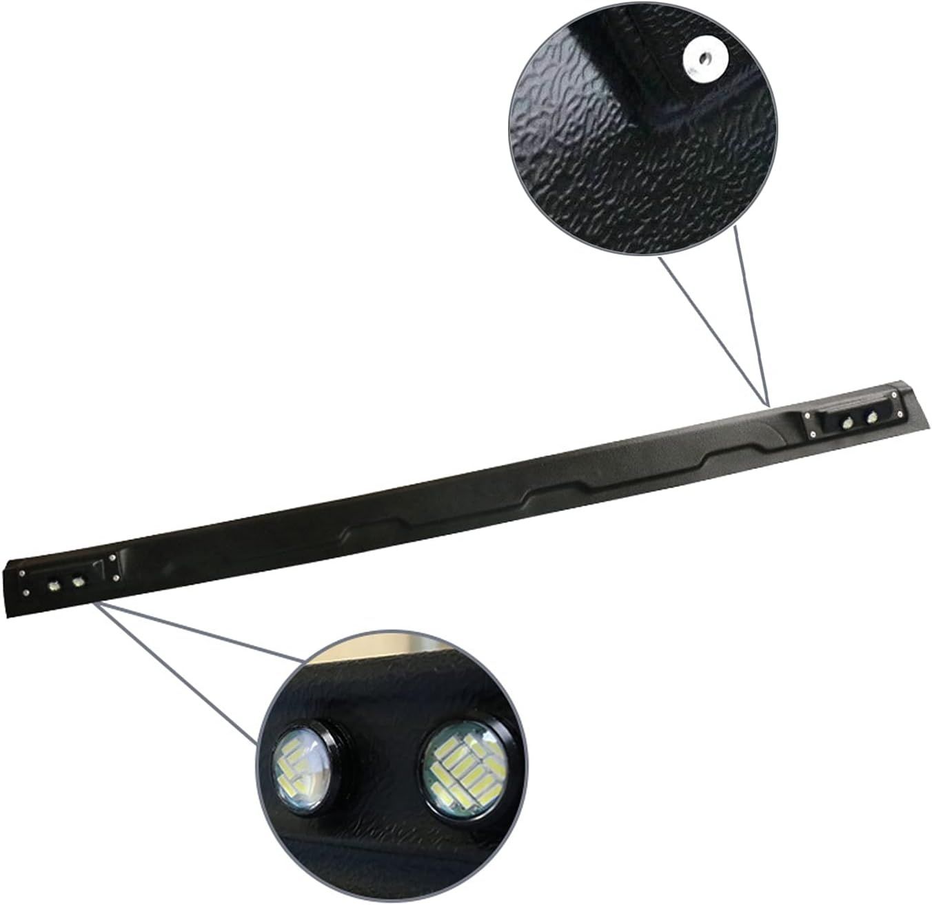 JHCHAN Ochrona Zderzaka z LED do klapy Ford Ranger 2012-2022