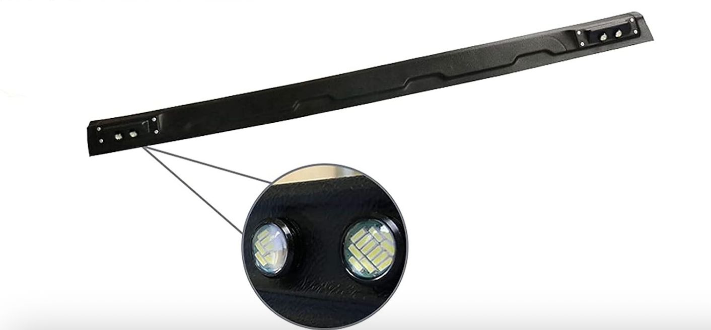JHCHAN Ochrona Zderzaka z LED do klapy Ford Ranger 2012-2022