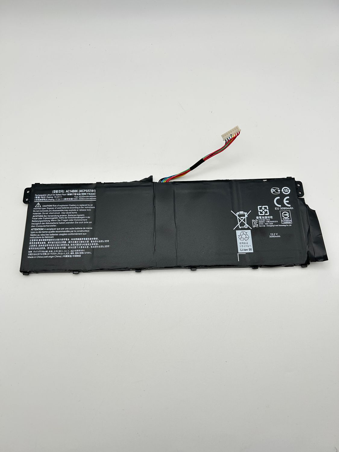 AC14B8K AP14B8K bateria do Chromebook C730 C810 C910 (15.2V 48Wh)