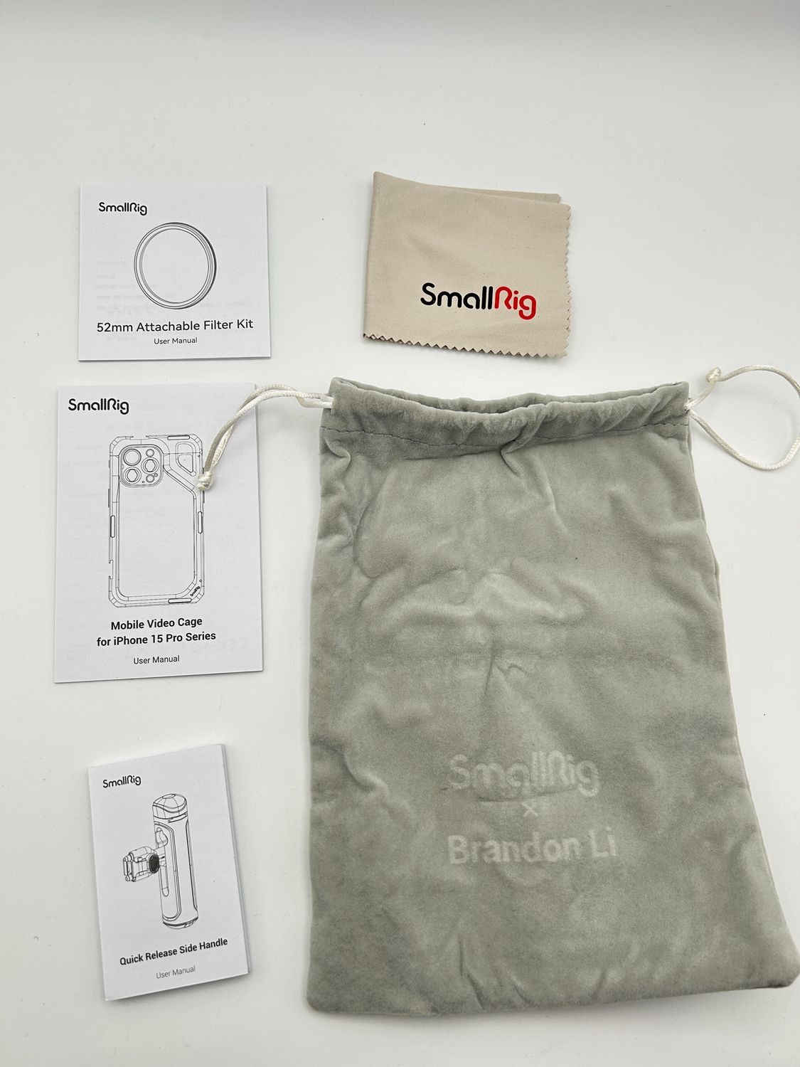 SMALLRIG x Brandon Li Mobilny zestaw wideo do iPhone&#39;a 15 Pro Max - 4407B