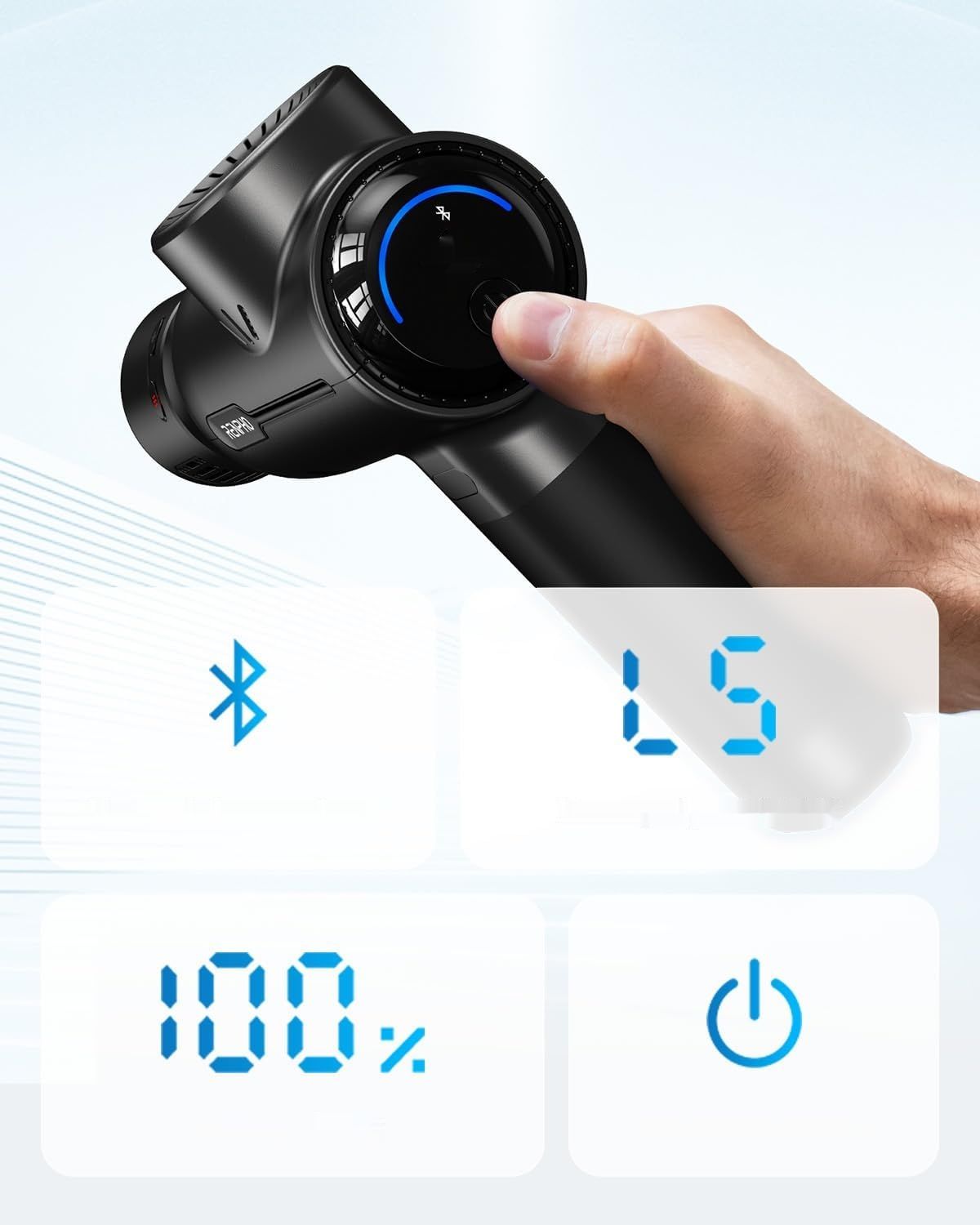 RENPHO Pistolet do masażu Active+ Thermacool Deluxe