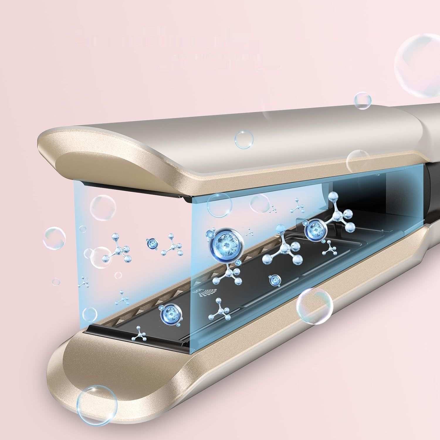 Lisseur Supgaliy 2 w 1 – Suszarka i Prostownica Profesjonalna (Złoty)