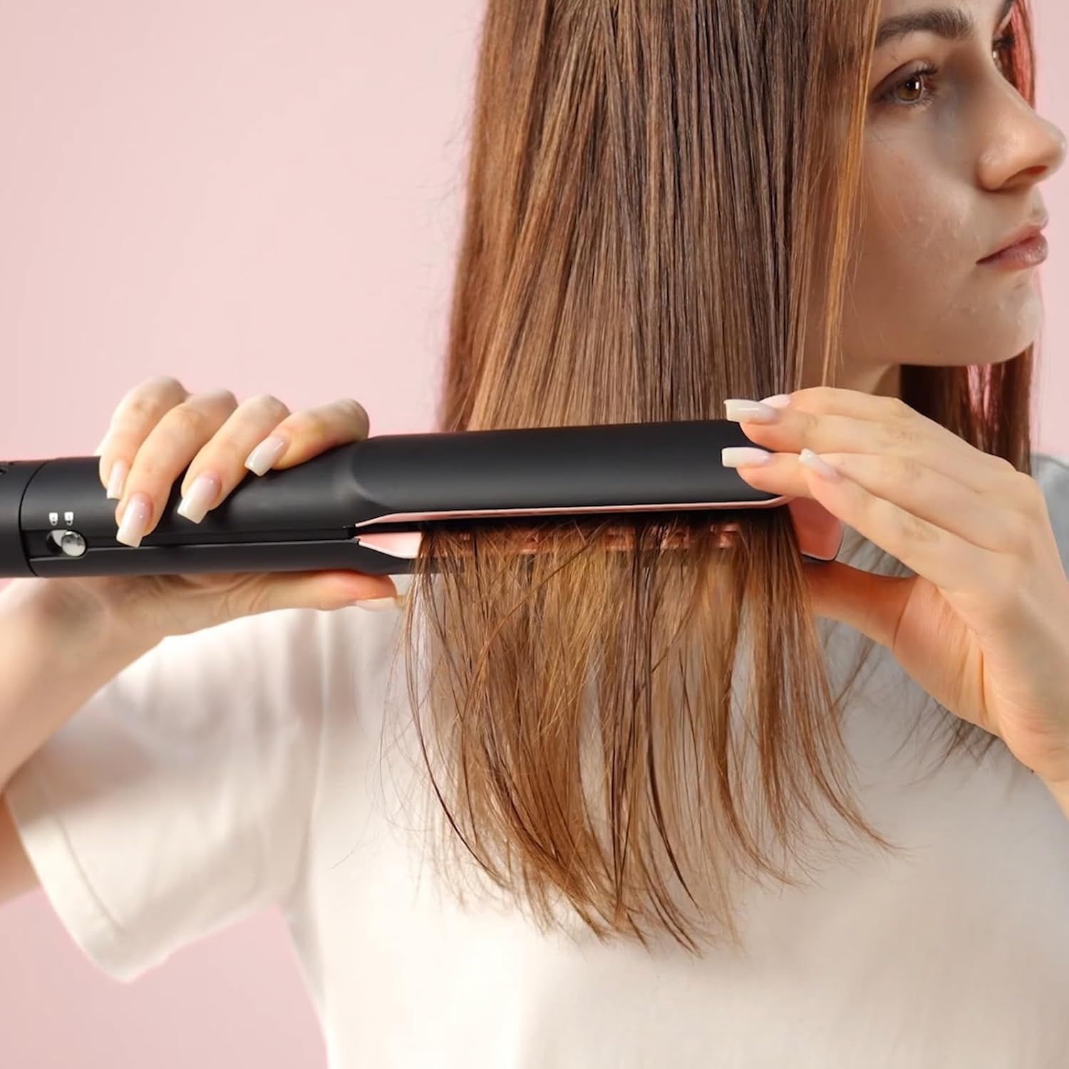 Lisseur Supgaliy 2 w 1 – Suszarka i Prostownica Profesjonalna (Złoty)