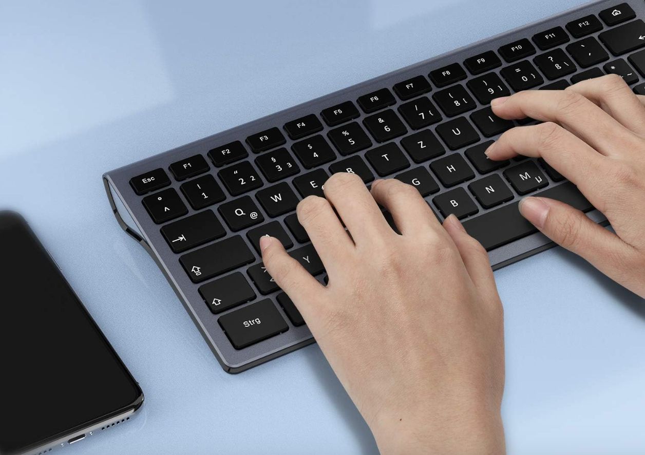 seenda Bezprzewodowa Klawiatura 2.4G, Układ Klawiatury QWERTZ w języku niemieckim