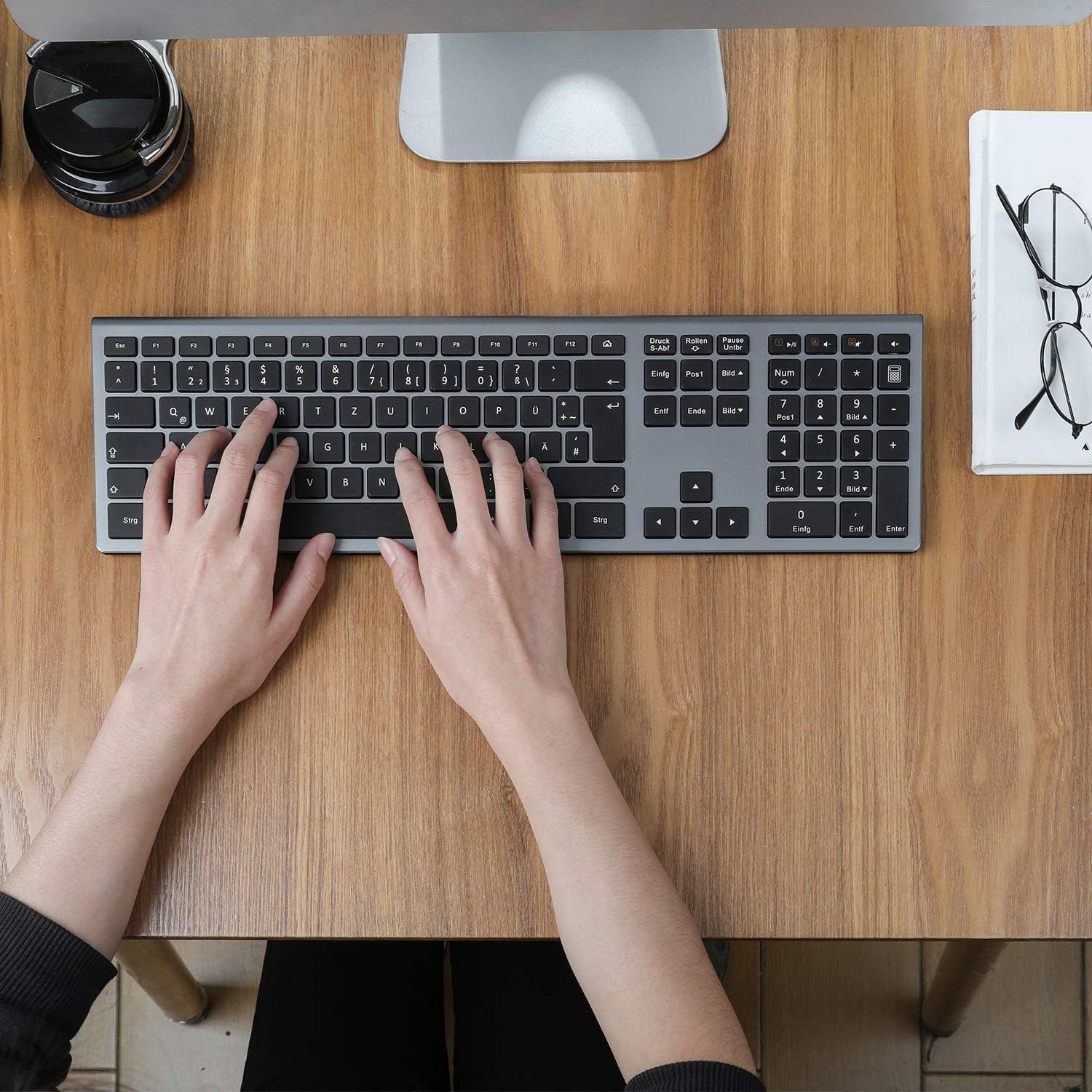 seenda Bezprzewodowa Klawiatura 2.4G, Układ Klawiatury QWERTZ w języku niemieckim