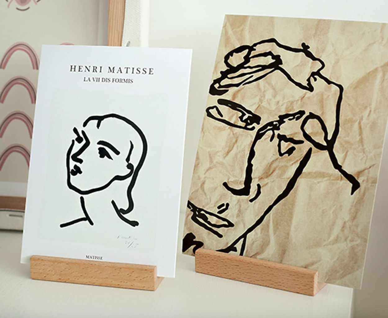 Kartki miejscowe na ślub - 20 eleganckich uchwytów na kartki z litego drewna bukowego