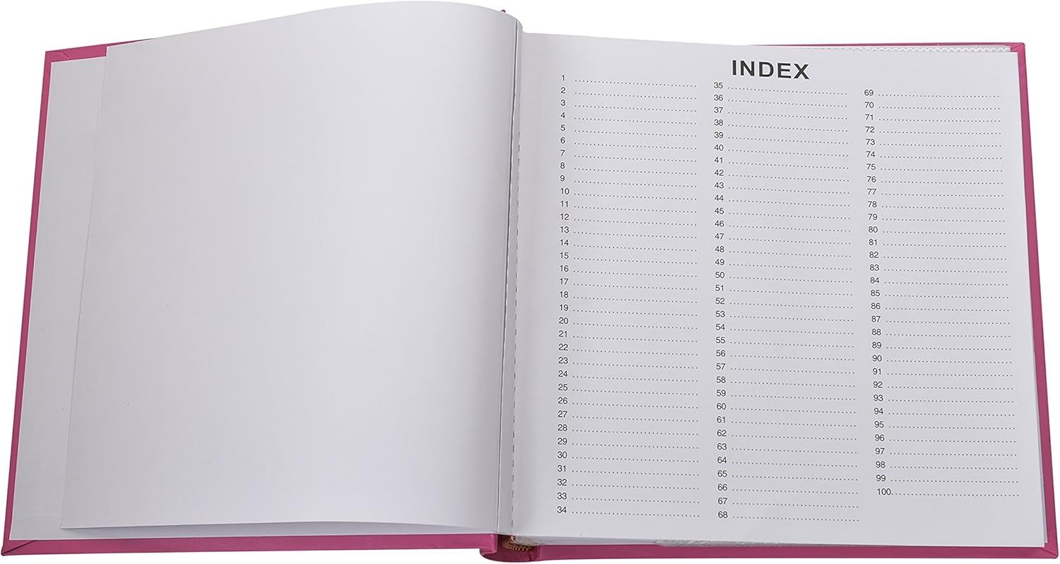 Arpan album na notatki na 200 zdjęć, 10 x 15 cm, 23 x 23 cm, Hot Pink