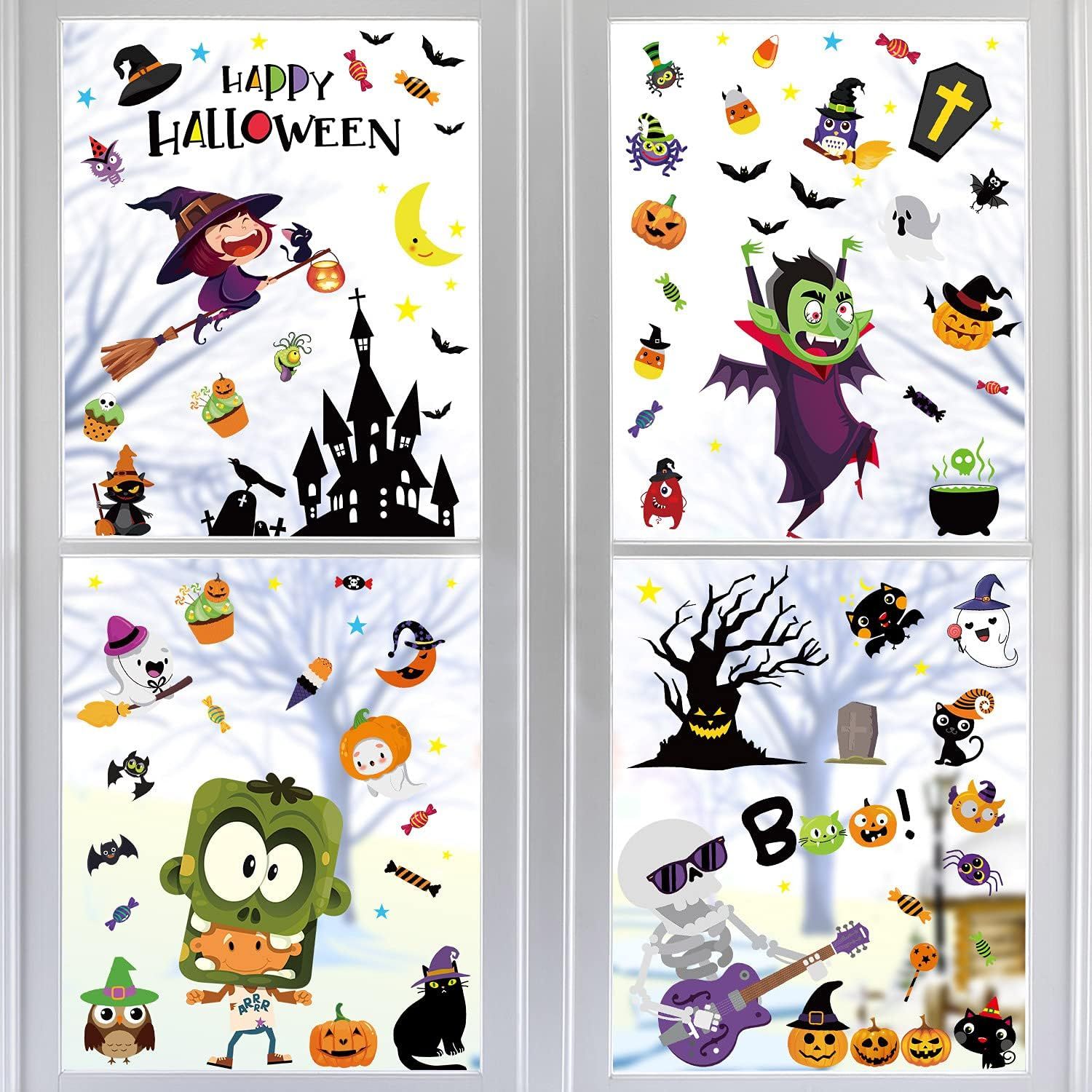 Halloween naklejki na okno