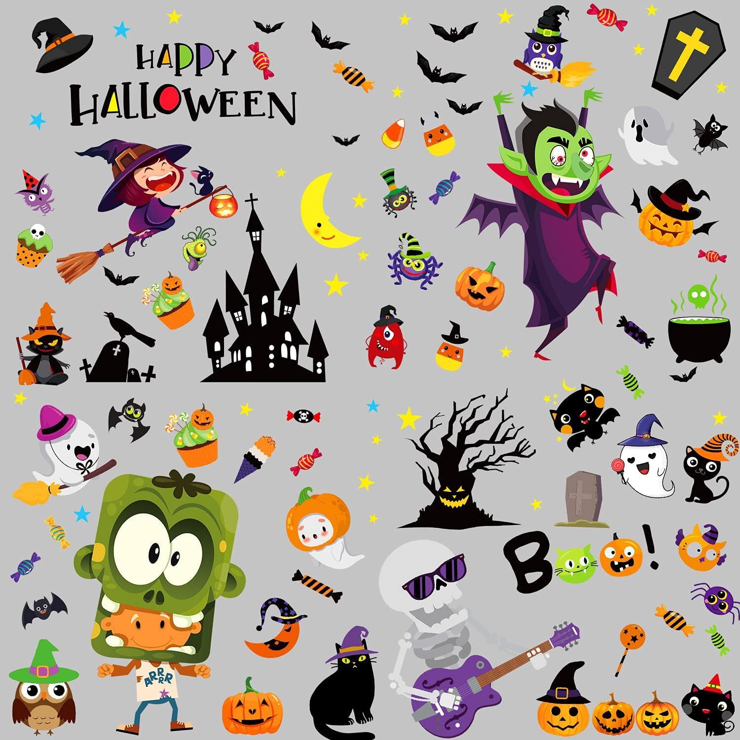 Halloween naklejki na okno