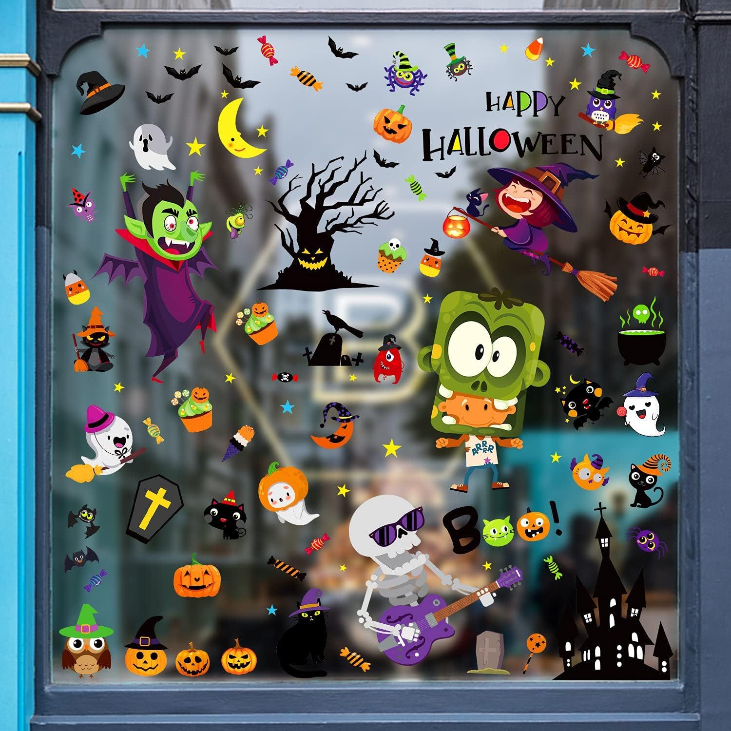 Halloween naklejki na okno