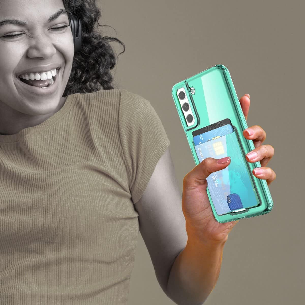 AICase Etui do Samsung Galaxy S21 FE 5G, krystalicznie przezroczyste