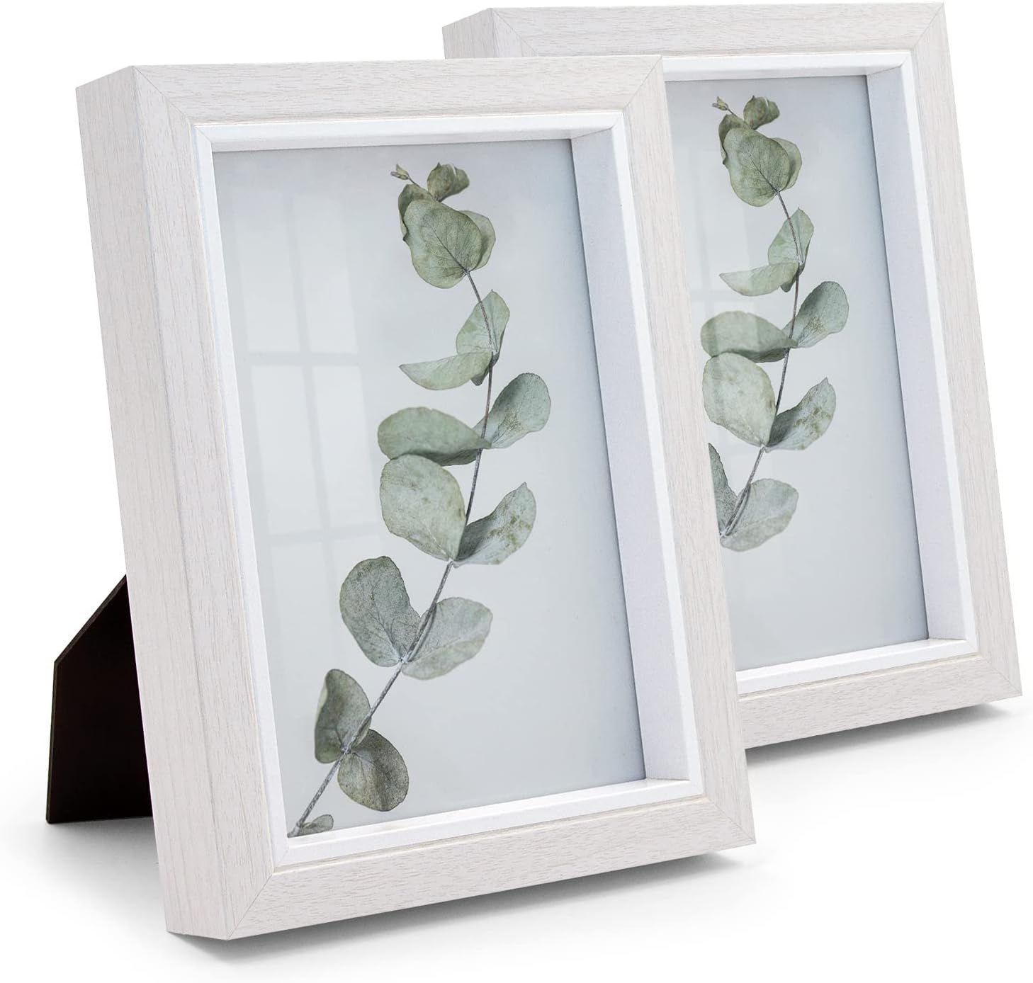 Biała ramka na zdjęcia 7 x 5 drewniane ramki na zdjęcia