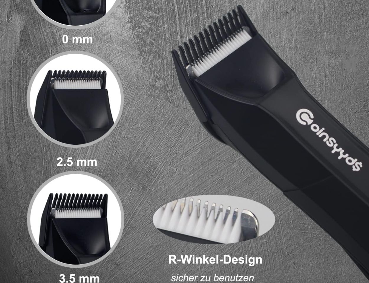 Profesjonalna maszynka do włosów, trymer do włosów i brody dla mężczyzn