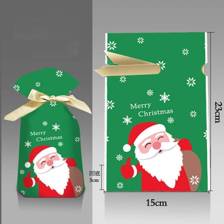 50 szt. Świąteczne torby na słodycze Świąteczne sznurek na prezent