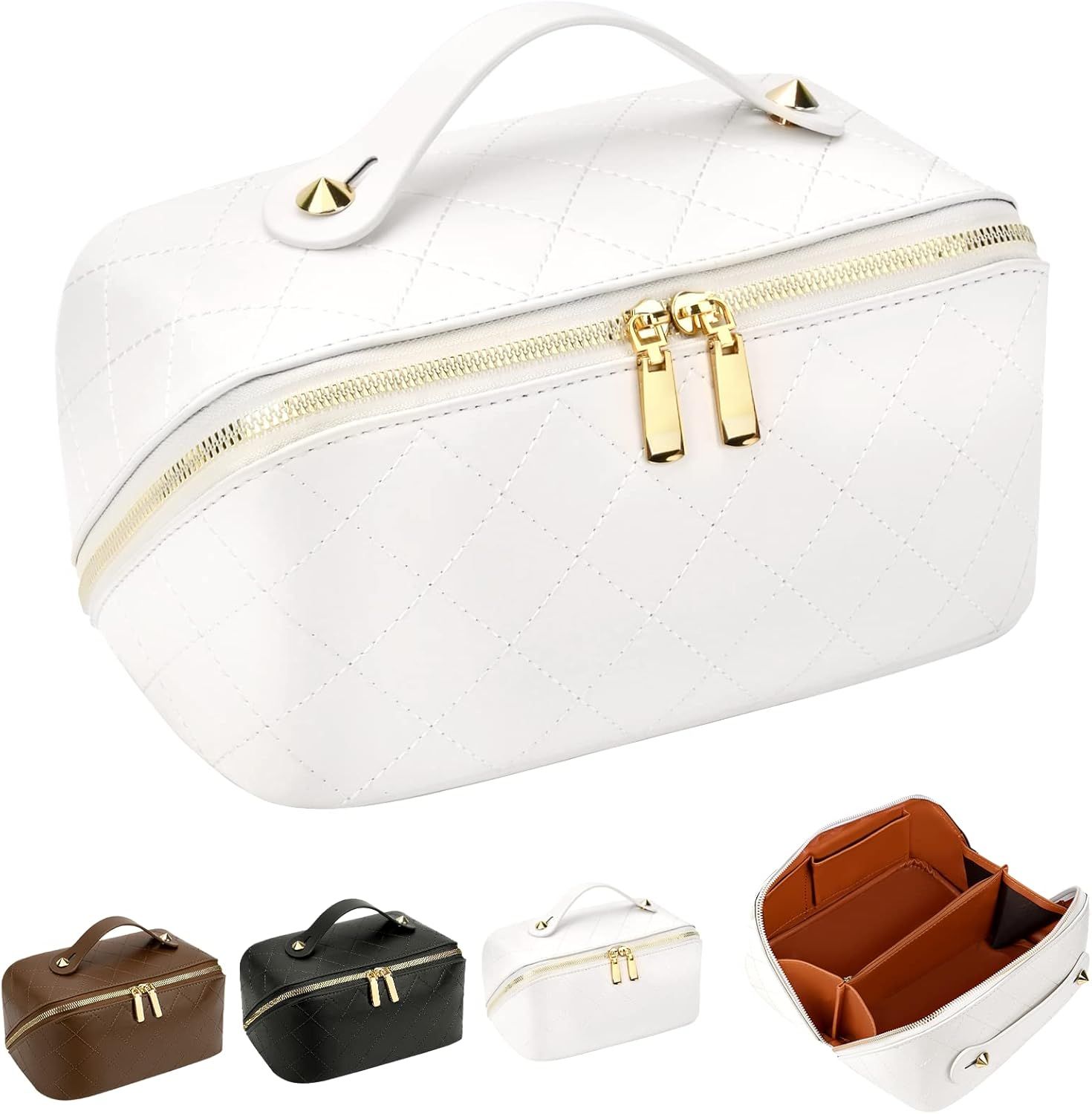 VOBUKE damska kosmetyczka wodoodporna skóra PU