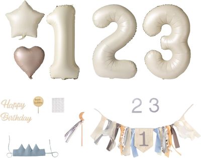 Youuys Dekoracja urodzinowa dla chłopca i dziewczynki, dekoracja urodzinowa