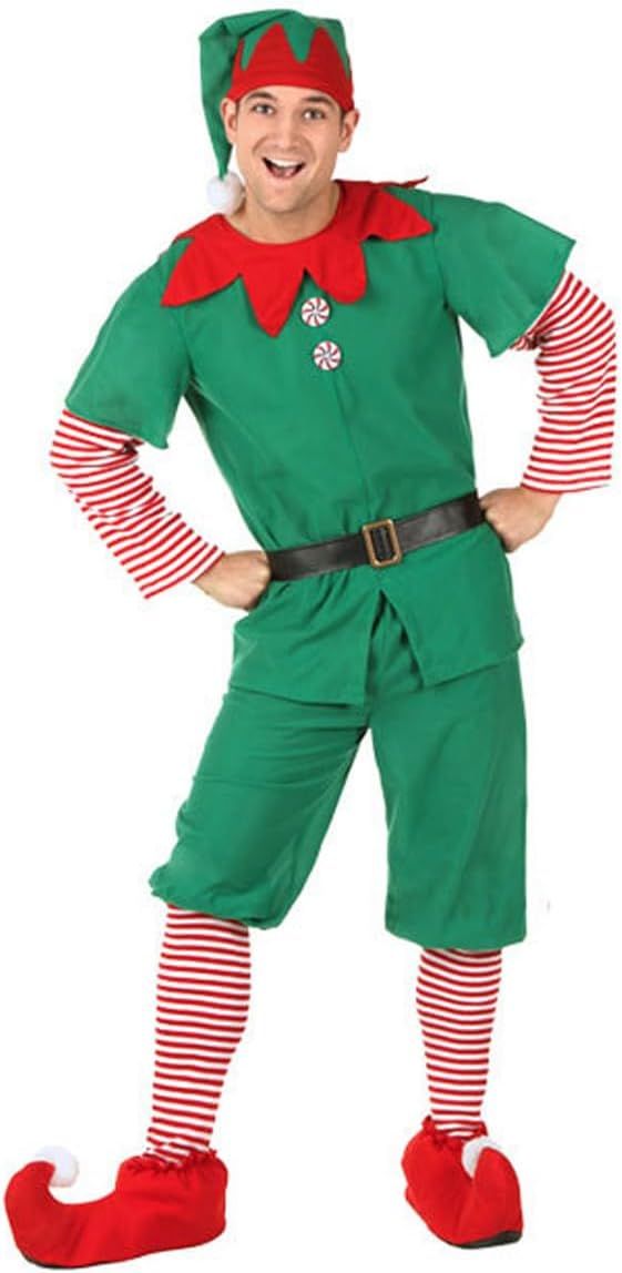 Kostium Świąteczny Elf – Komplet dla Kobiet, Mężczyzn i Dzieci | Strój Elf na Boże Narodzenie